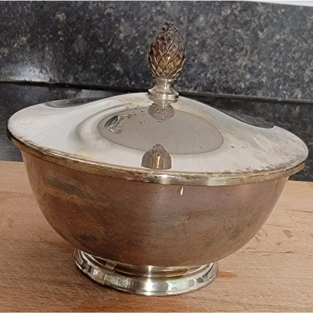 Paul Revere William Rodgers Silver Coffee Server, Sugar Bowl, and Creamer